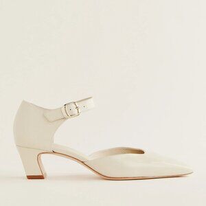 Reformation Denise Pump - Almond Patent - Size 9
